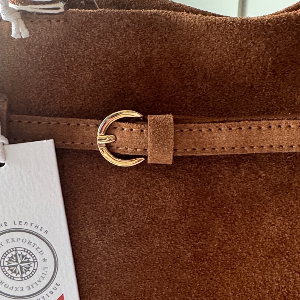 Viola Castellani  Brown Suede Handbag - Picture 6 of 10